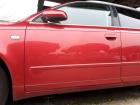 Audi A4 8E B7 Tür vorn links Fahrertür granatrotmetallic LZ3F BJ2006