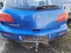 Mazda 3 BK Heckklappe blaumetallic inkl. Scheibe 5türig Fließheck BJ2003