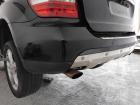 Mercedes ML164 original Stossfänger Stoßstange hinten PDC BJ2006 197 obsidianschwarz