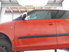 Skoda Fabia 2 5J Tür vorn links Fahrertür corridarot 8151 BJ2009