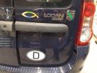 Dacia Logan Kombi MCV Hecktür Heckflügeltür rechts BJ2010 mit Scheibe OVD42 blue navy uni Dacia Logan Kombi MCV Hecktür Heckflügeltür rechts BJ2010 mit Scheibe OVD42 blue navy uni
